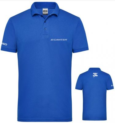"Ready to Deliver" <br>eCanter Polo men blue