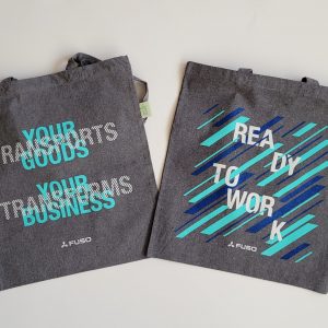 Grey cotton-bags MAKES e WORK / READY TO WORK