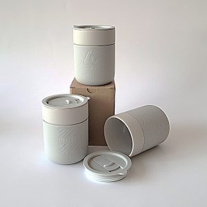 "RECHARGE" FUSO Coffee mug with lid